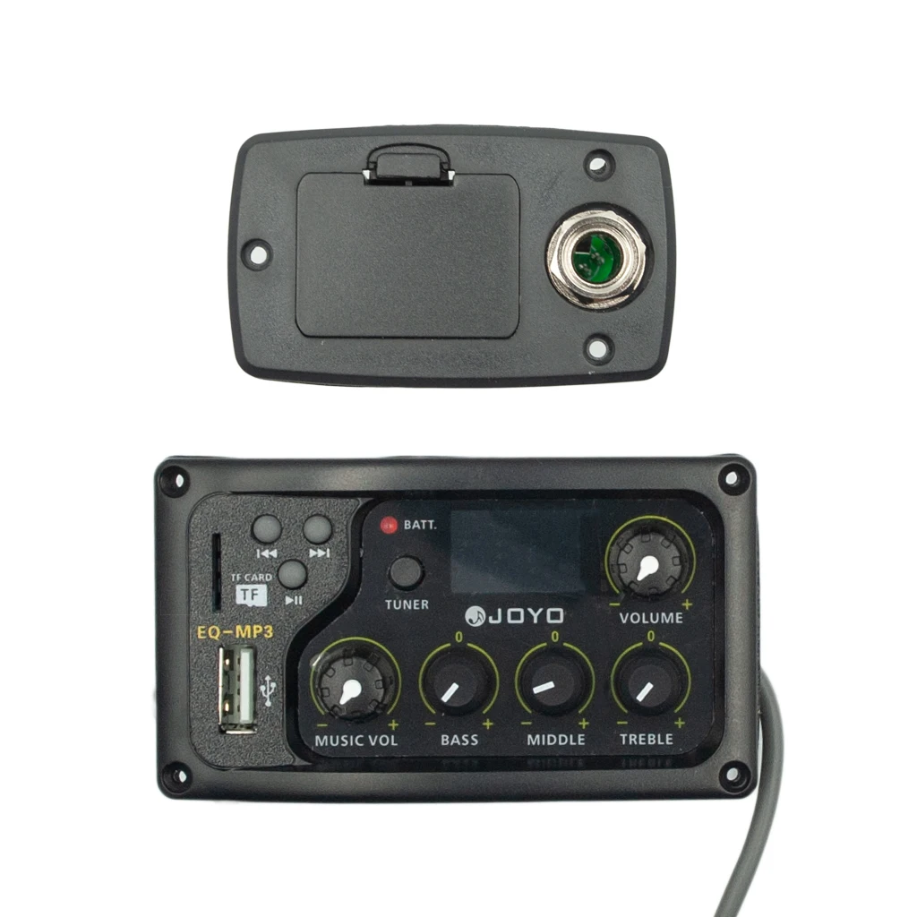 JOYO EQ MP3 LCD 3 полосный эквалайзер Пикап преамп металлический цифровой с функцией