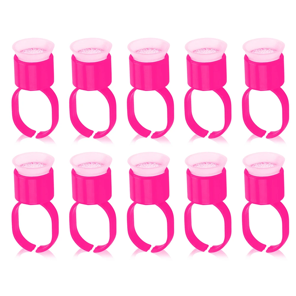 

50pcs/Lot Tattoo Ink Cup Plastic Disposable False Eyelash Microblading Permanent Makeup Pigment Clear Holder Cups