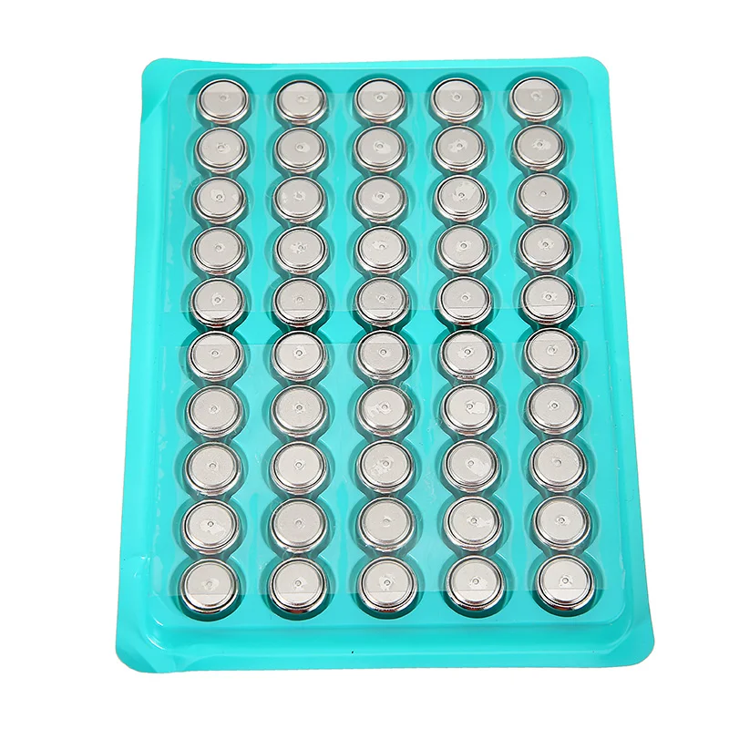 

13 1.5V For Watch ronic Remote 50 pcs AG13 Coin Cell Battery LR44 L1154 357 SR44 Alkaline Button Batteries AG