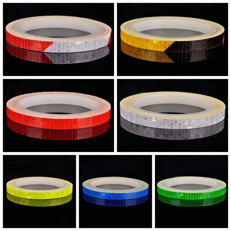 

Car Motorcycle Bike Wheel Body Sticker Reflective Sticker-6 Colors Width 1cm; Length 800cm New 1 Roll