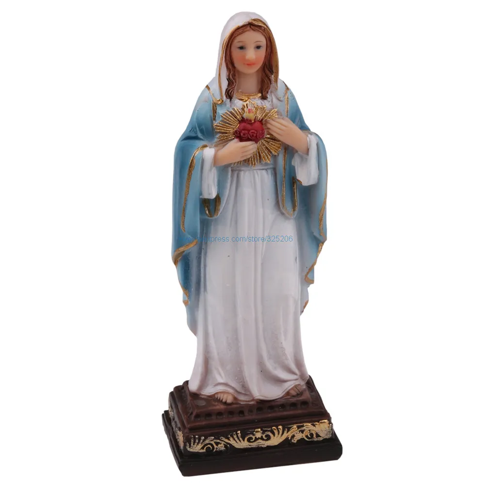 Heart of Mary Статуя Девы Марии рисунок для дома Настольный Декор Статуэтка женщины |
