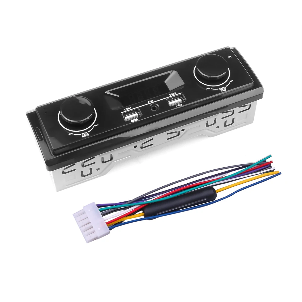 Автомагнитола 1din 1 Din Автомобильный mp3 музыкальный fm-радио Aux USB телефон зарядка
