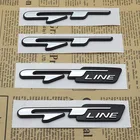 Автомобильная эмблема Atuo, 3D наклейка GT Line, логотип, буквы, наклейки для Kia Forte Ceed Stinger Shuma Rio Sportage Soul Cerato, 1 шт.