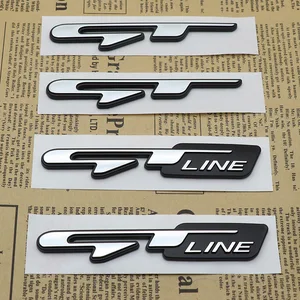 Автомобильная эмблема Atuo, 3D наклейка GT Line, логотип, буквы, наклейки для Kia Forte Ceed Stinger Shuma Rio Sportage Soul Cerato, 1 шт.