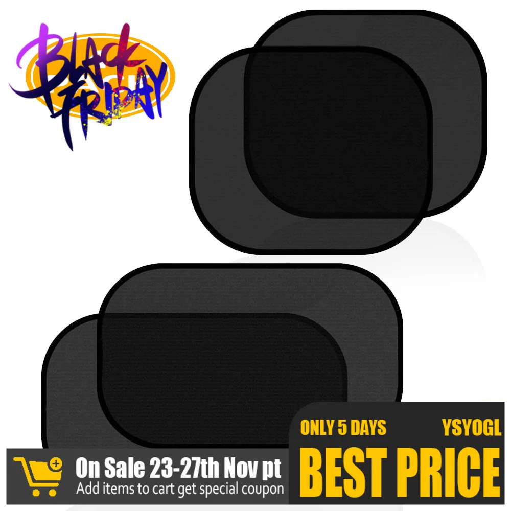 

4 шт./упаковка, солнцезащитные козырьки для автомобильных окон