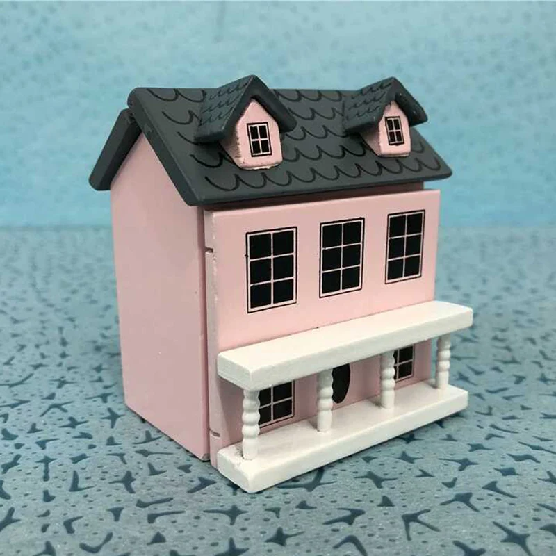Mini Small House Model Dollhouse Furniture Miniature Room Boxes 1:12 Doll Miniatures 1/12 Accessories | Игрушки и хобби