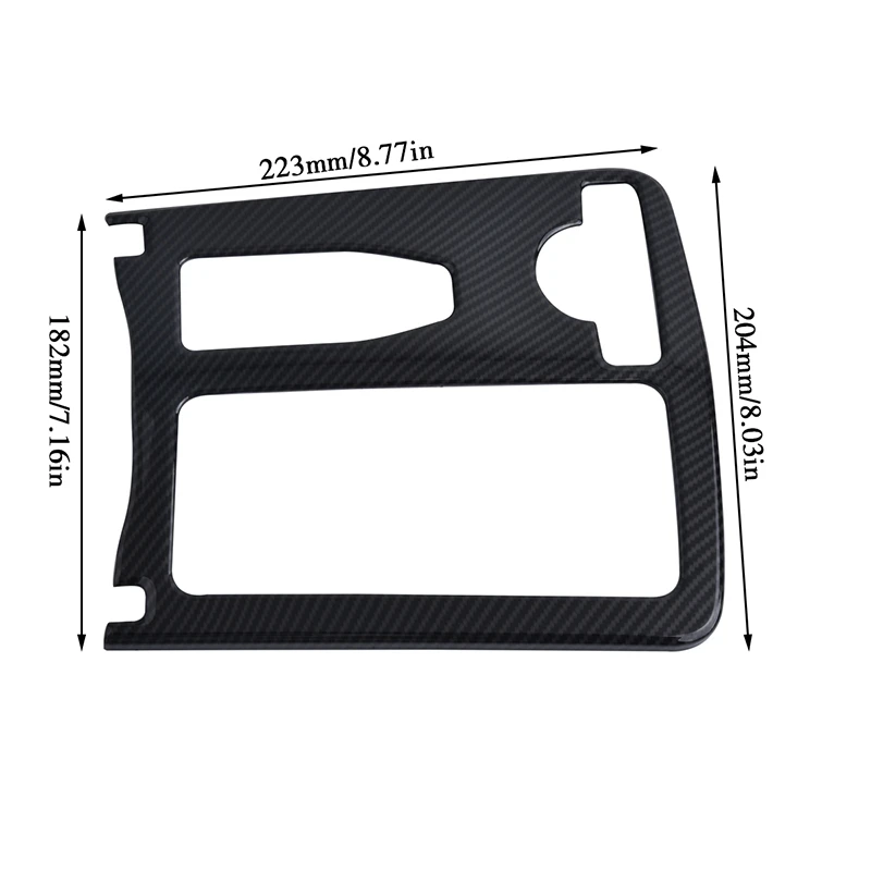 SPEEDWOW Car Center Console Water Cup Holder Frame Cover Trim For Mercedes Benz C class W204 08-14 E Class W212 10-11 Coupe | Автомобили и