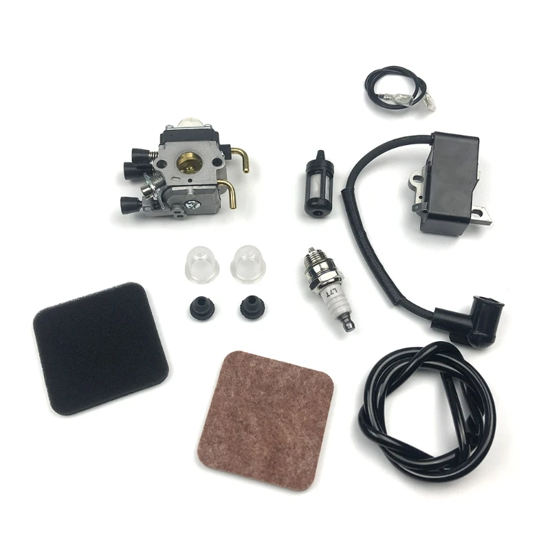 

Carburetor Ignition Coil Air Fuel Filter Primer Bulb for FS80R FS85 FS80 HS80 HT75 HS75 HS85 KM85 Accessories