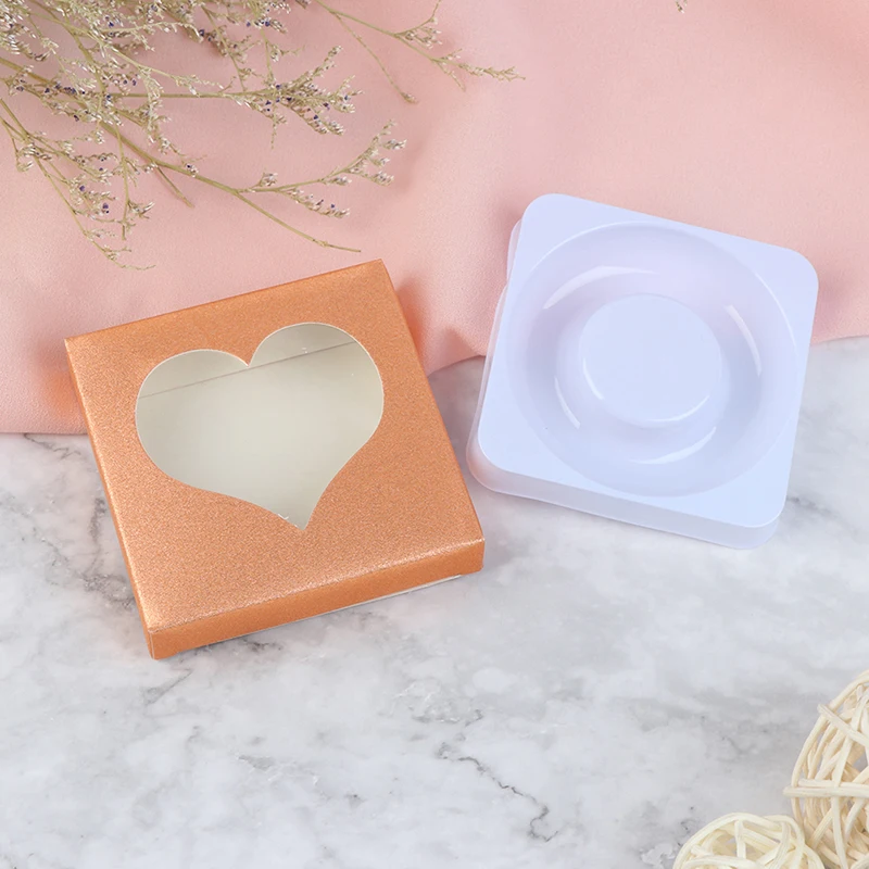 1/10 шт. упаковочная коробка для ресниц пупосылка разноцветная бумажная белый