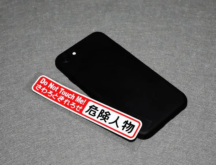 Предупреждение не прикасайтесь к мне опасным человеком Стикеры Смешные японские