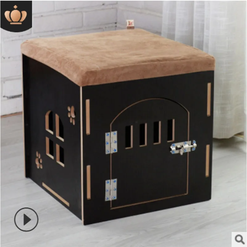 Новинка 2020 года. Четырехсезонный деревянный домик для питомцев кошек и кроликов.