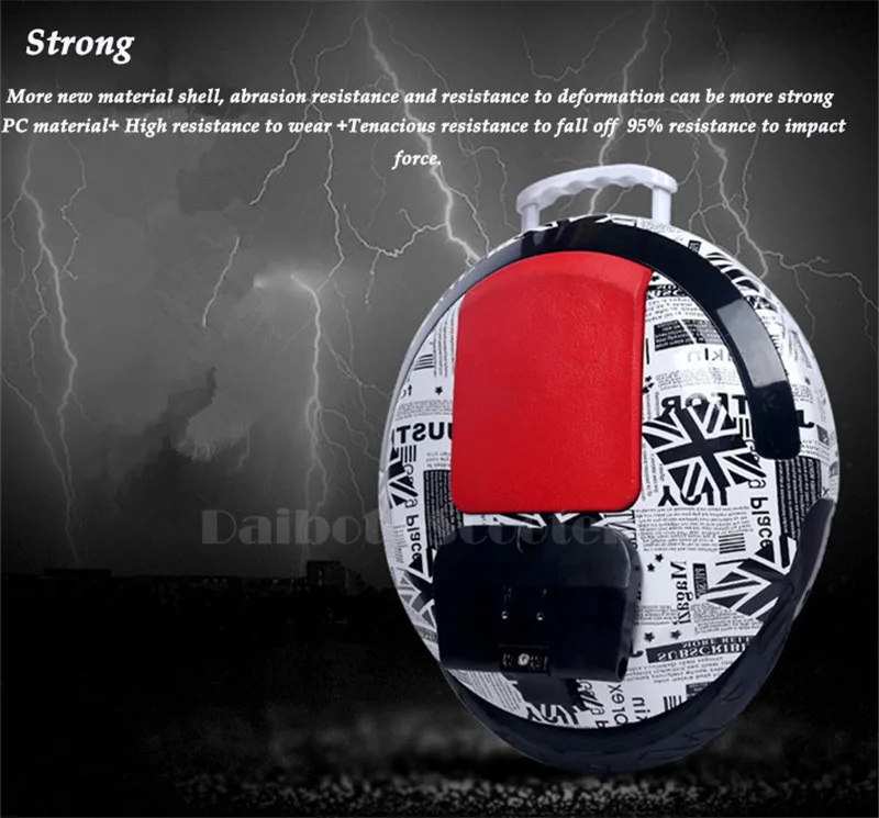 Электрический скутер Daibot с одним колесом 14 дюймов самобалансирующиеся скутеры