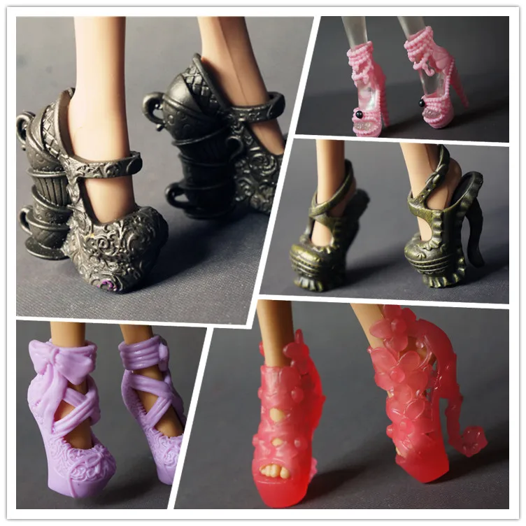 Много видов обуви для Monster High Высокие Школьные детские высокие ботинки Wave 4|Куклы|