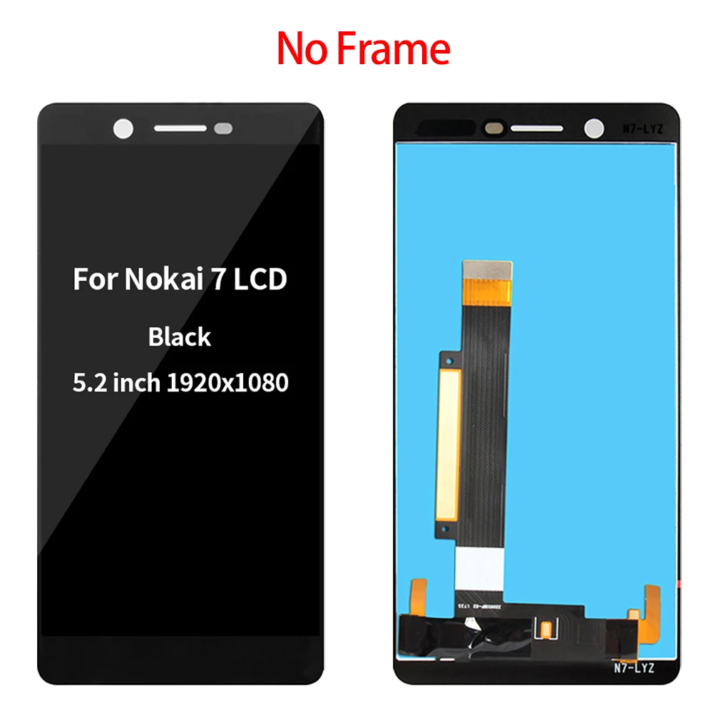 5 2 &quotОригинальный ЖК дисплей для Nokia 7 TA 1041 сенсорный экран дигитайзер в сборе +