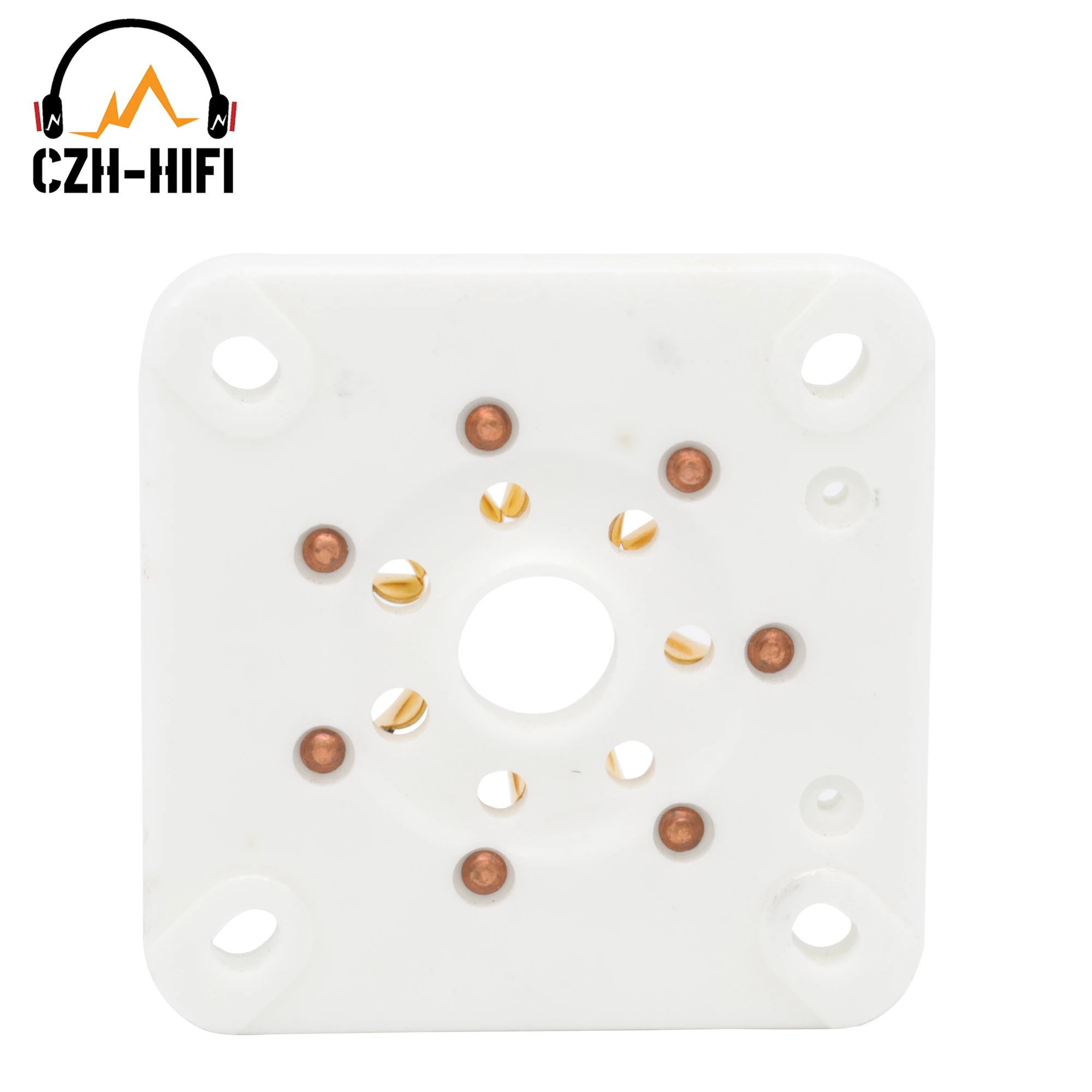 1PC 7PIN TUBE SOCKET B7A Ceramic VALVE BASE for 813 FU-13 4B27 5-125B 8001 Vintage Audio Amplifier DIY Project Chassis Mount | Электроника