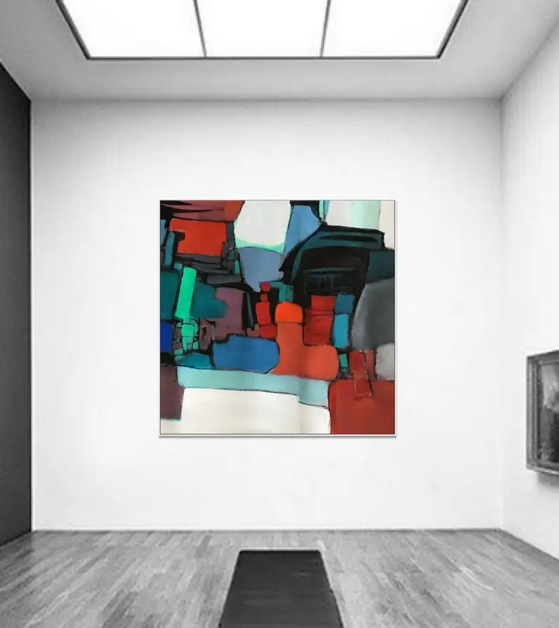 Beste Abstracte Olieverf Grote Canvas Art Wall Decor Originele Abstracte Schilderen Canvas Schilderij Keuken Decor Moderne Schilderkunst