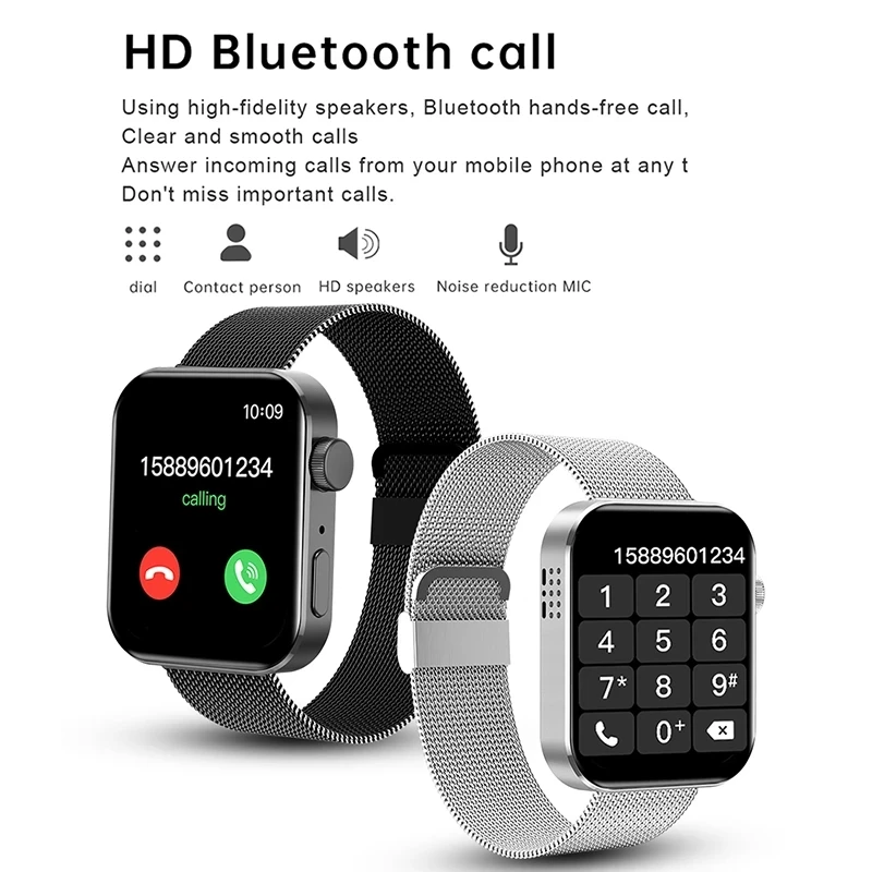 Мужские Смарт-часы LIGE 2021 с Bluetooth фитнес-трекером пульсометром и функцией вызова |
