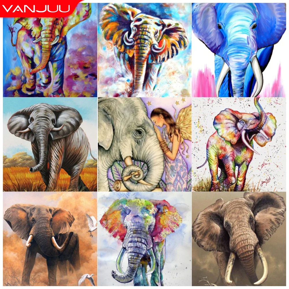 

MAKERS 5D Animal Diamond Painting Full Diamond Embroidery Mosaic DIY Cross Stitch kits Home Decor Diamond Painting