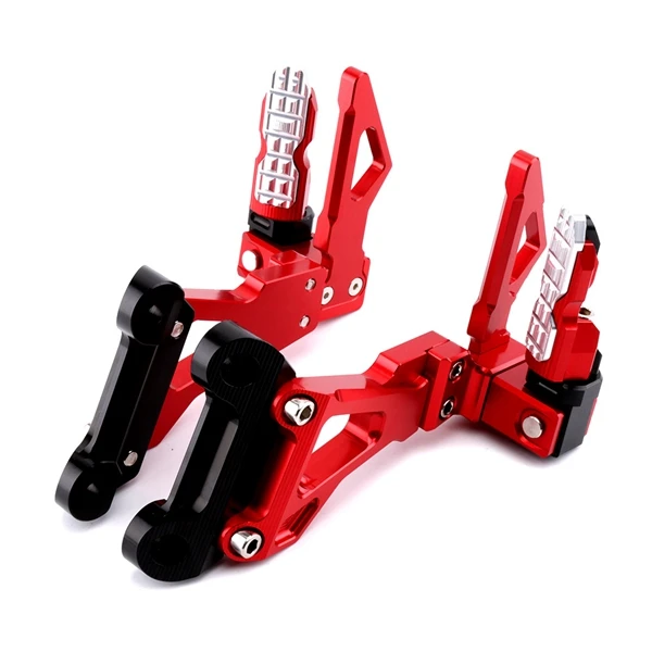 Задние комплекты для мотоцикла с ЧПУ из алюминиевого сплава подставка ног