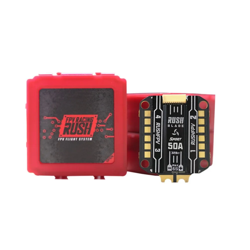 30 5*30 5 мм RUSH BLADE SPORT Edition 50A F051 48 МГц 48K PWM 3S ~ 6S blheli _ 32 4 в 1 Бесщеточный Регулятор