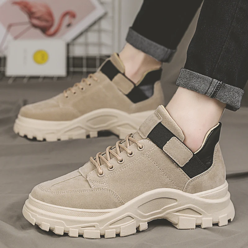 New men's casual shoes Men black comfortable Chunky sneakers fashion men platform zapatos de hombre C1-37 | Обувь
