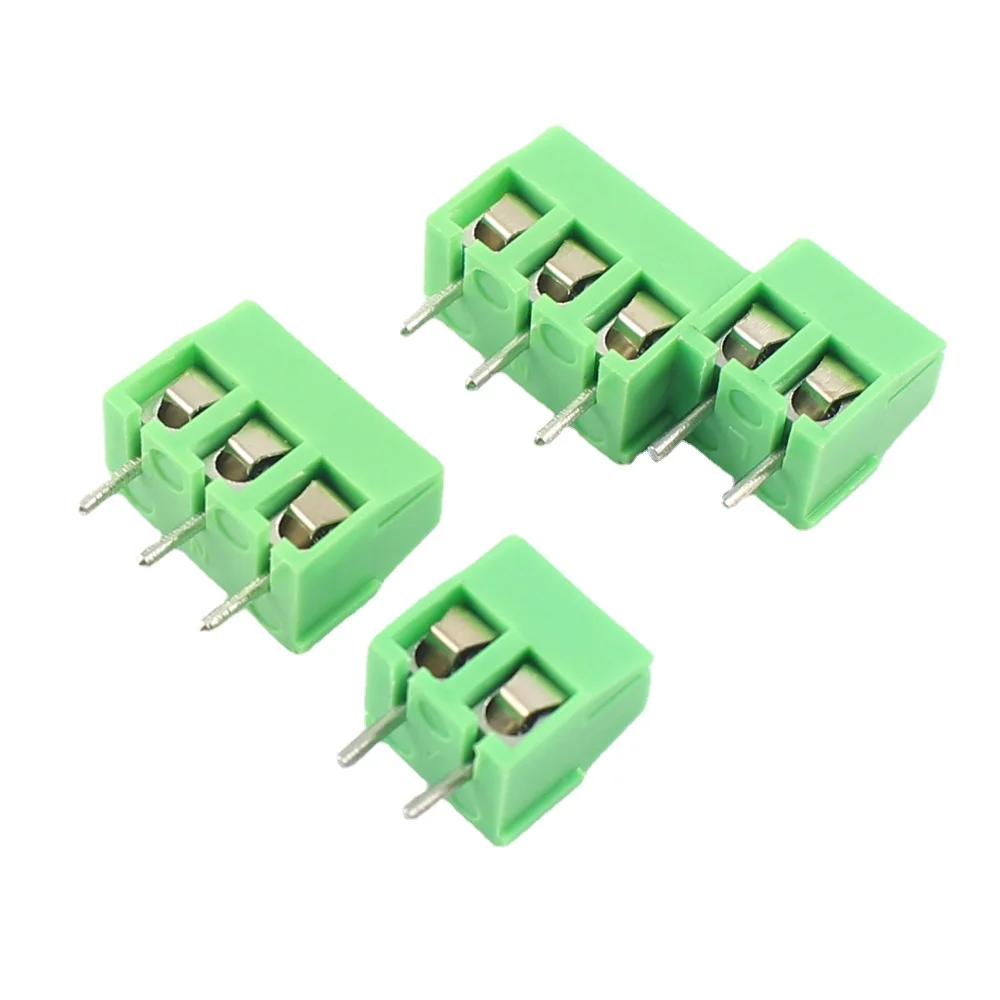 10 шт. 3 5 мм 96 Шаг 2P P 2 Pin Way прямой DIP PCB винтовая Клеммная колодка Кабельный разъем |