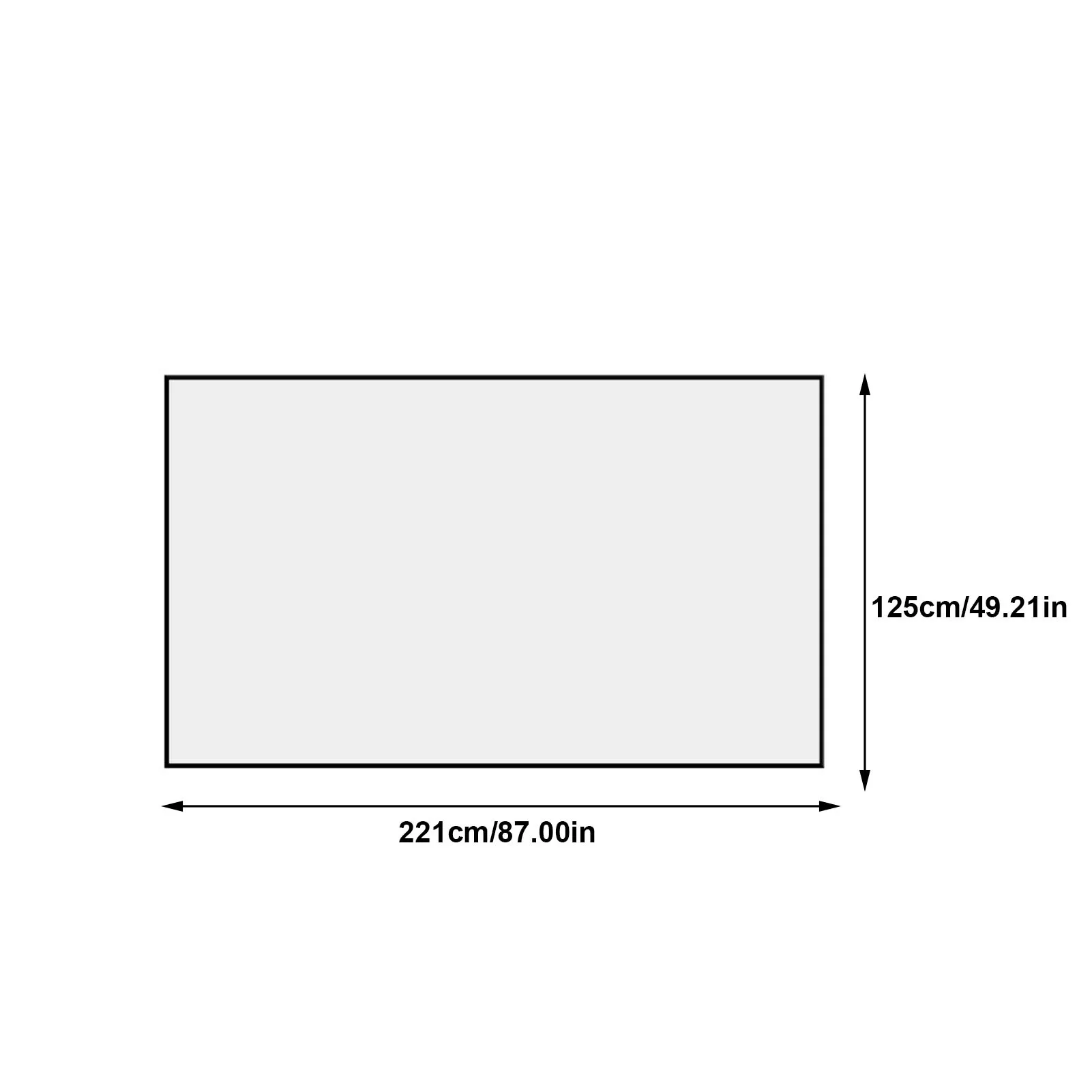 16:9 100 Inches Projector Screen 170-degree Viewing Angle Foldable Projection Cloth Home Theater Essentials Accessories | Электроника