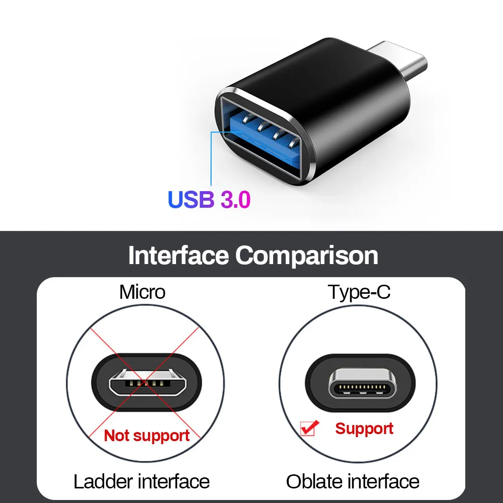 otg type c usb адаптер для мобильный тел