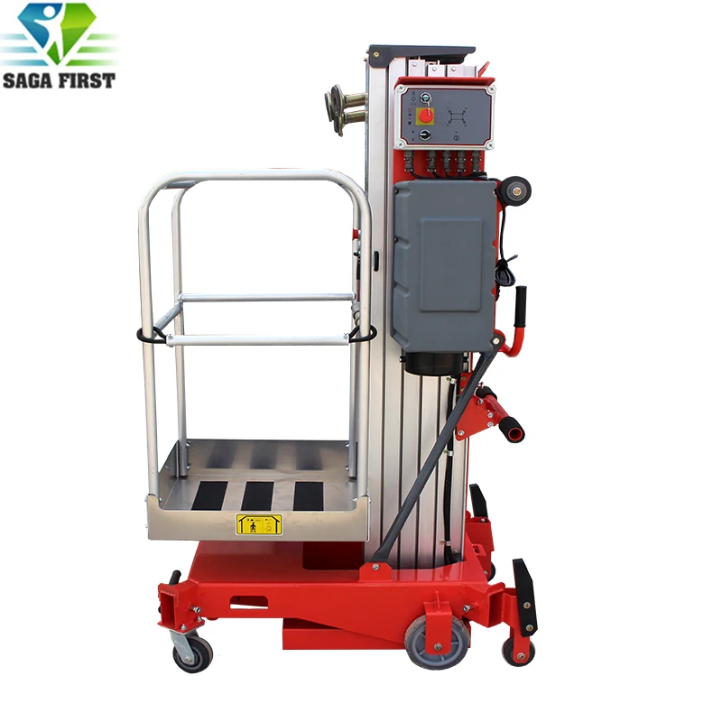 Телескопический портативный Электрический подъемник с аккумулятором