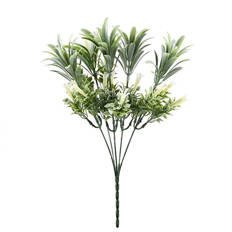 Искусственные пластиковые лилии цветы растения искусственные листья садовые