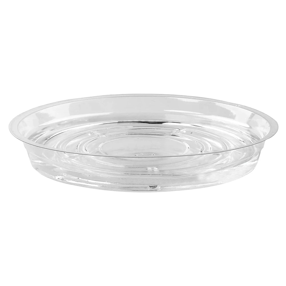 Набор из 24 прозрачных пластиковых поддонов для растений с 15 ярлыками и металлической лоткой для тяжелых горшков.