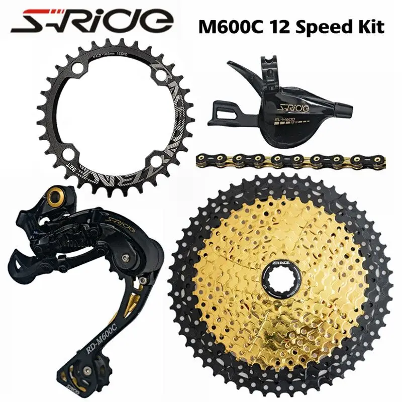 S RIDE RM600C 12 Скоростей набор переключателей + задний переключатель 50T 52T zracing