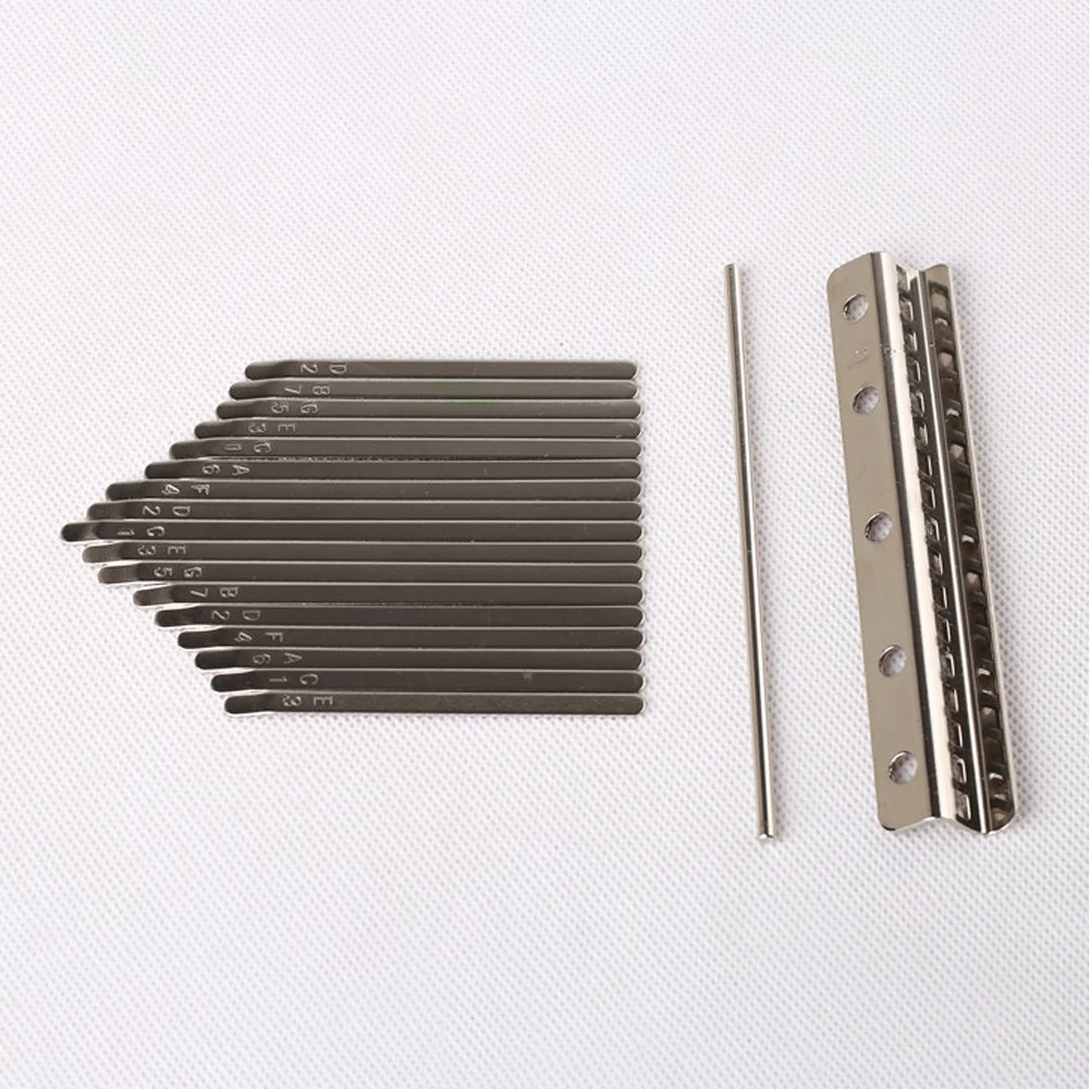 17 клавиш Kalimba DIY набор стальных надпись клавиатура музыкальный сменный прибор