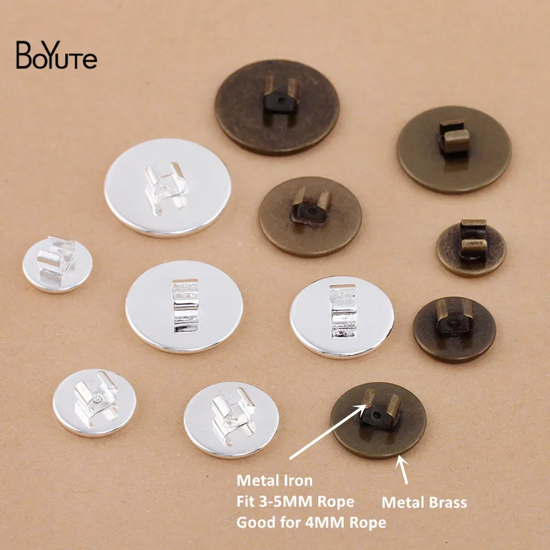BoYuTe (50 Pieces/Lot) 10-12-14-16-18-20MM Cabochon Base Blanks Tray Diy Hair Rope Clips Clasps Buckles Fastener | Украшения и
