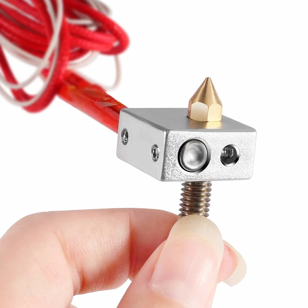 DIY Hotend комплект сопла MK8 горло экструдера обогреватель 1 75 мм/0 4 мм Экструдер