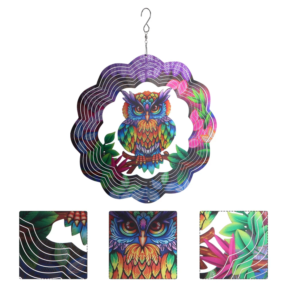

1Pc Household Wall Hanging Owl Adornment Iron Art Premium Iron Crafts Pendant