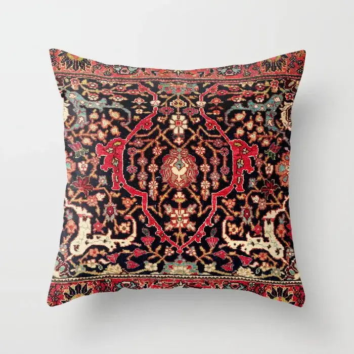 

European American Retro Ethnic Style Pillowcase Embroidered Pillow Cushion Ethnic Style Multicolor Cushion Cover