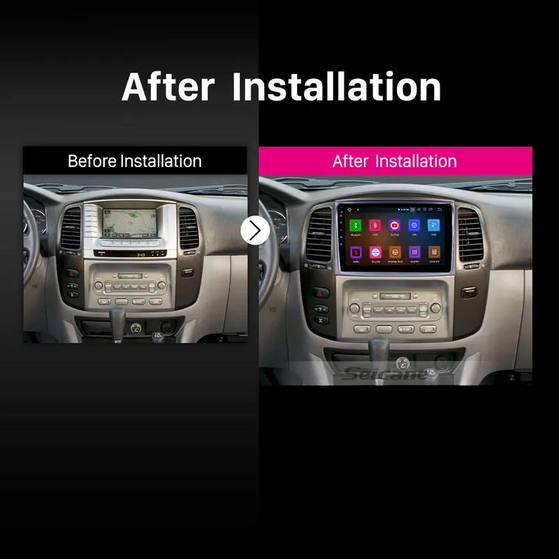 Автомагнитола Seicane мультимедийный проигрыватель на Android 10 1 с сенсорным экраном 0