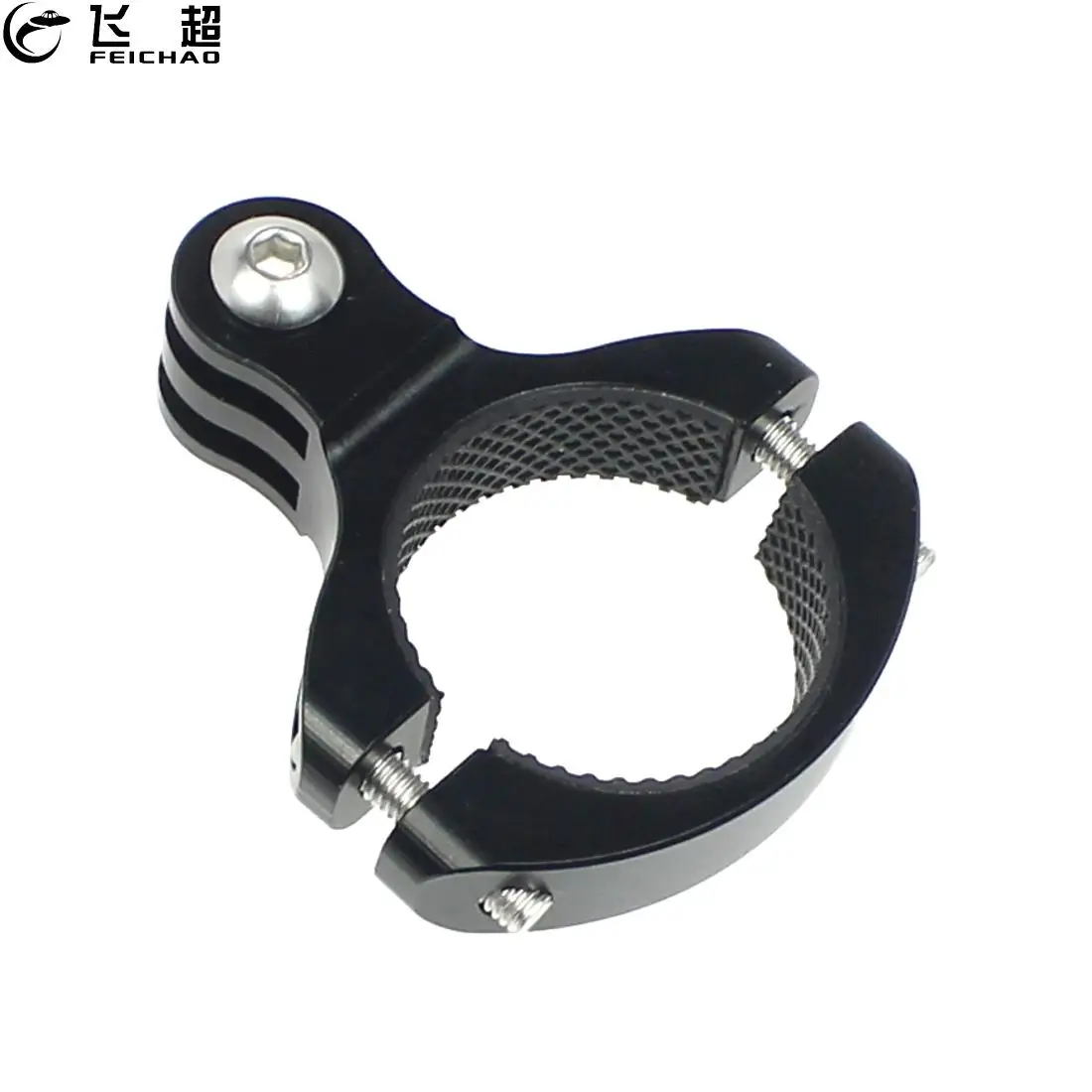 

Feichao Alloy Bike Motorcycle Handlebar Clamp Mount O Type Roll Bar Holder Bicycle Seatpost Clip for Gopro 10 9 8 7 Sport Camera