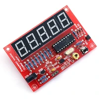 hot 50 mhz crystal oscillator frequency counter testers diy kit 5 resolution digital red