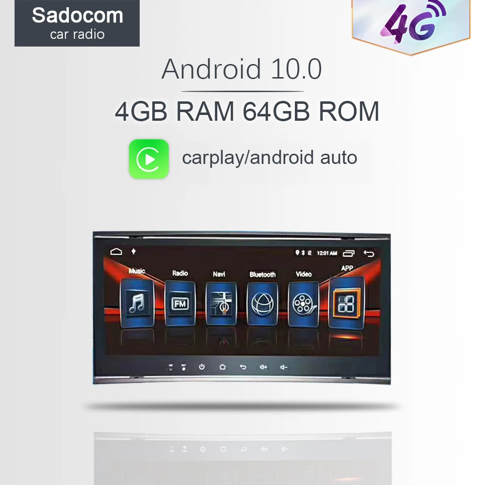 8 ''Android 10 0 автомобильный DVD плеер 64Grom радио автомобильное для