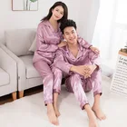 Одежда для сна для пар, пижамный костюм, интимное белье, сексуальный осенний комплект для сна, ночная рубашка, домашняя одежда, повседневная домашняя одежда, ночная рубашка