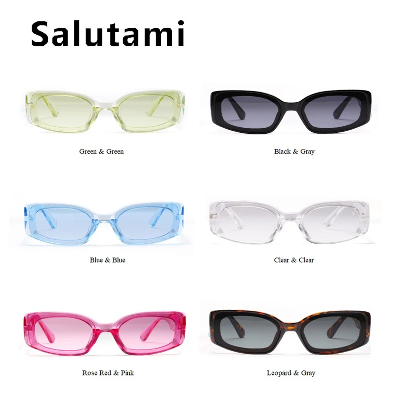 

Wholesale Vintage Clear Frame Square Sunglasses For Women Fashion Black Leopard Small Sun Glasses Men Retro Uv400 Shades Bulk