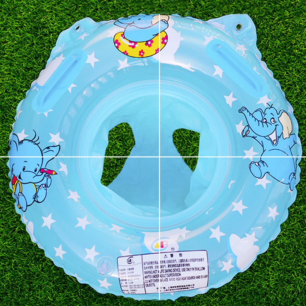 

Elephant Shape Baby Inflatable Swimming Ring Cartoon Float with Safe Seat Toy Swimming Pool Accessories Outdoor Activities