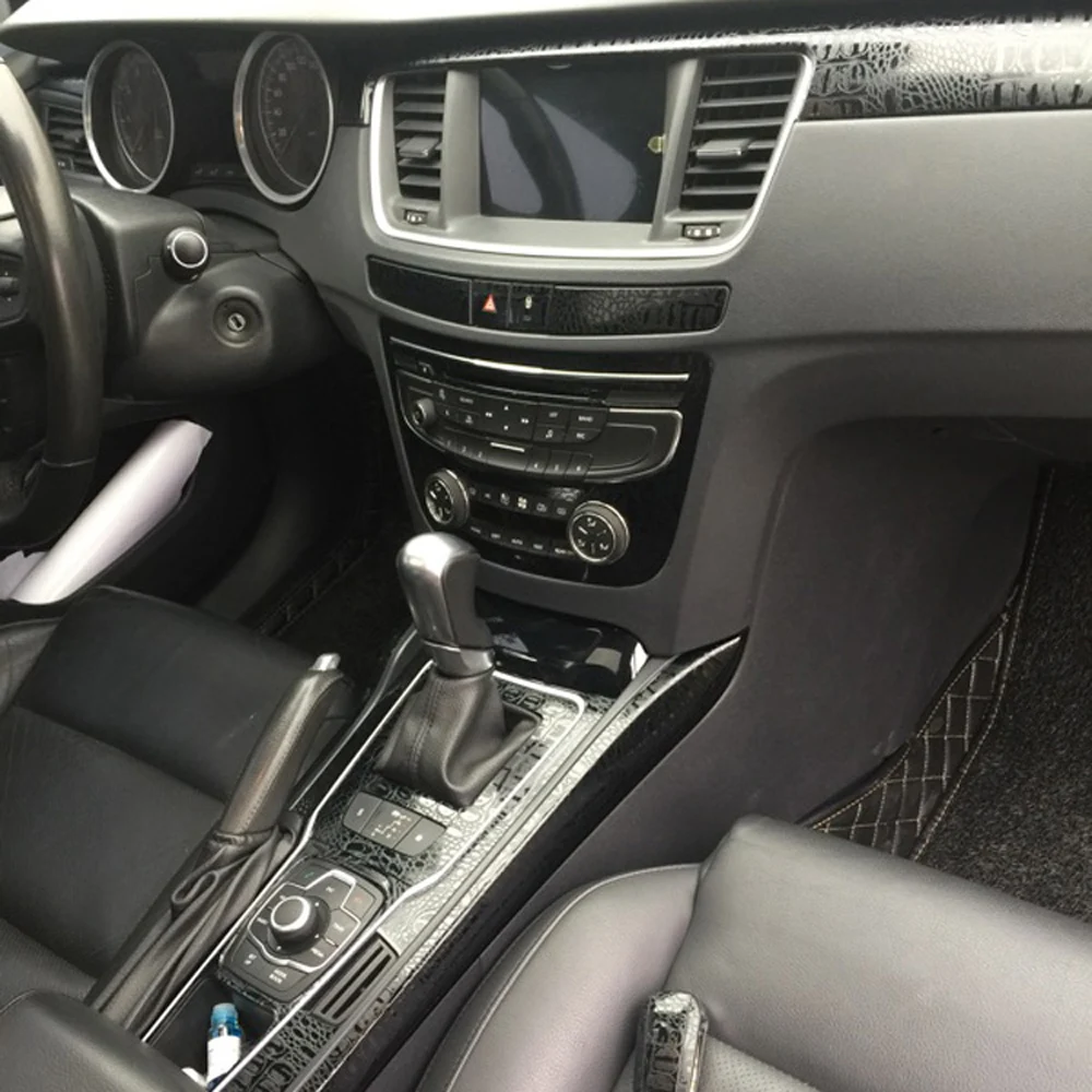 Для Peugeot 508 2011 2017 панель Центрального управления дверная ручка 3D/5D наклейки из