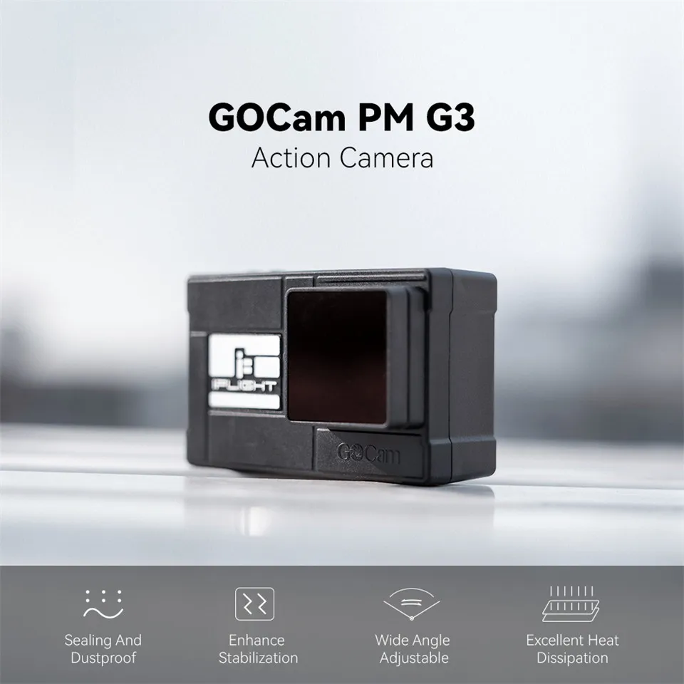 Экшн-камера iFlight GOCam PM G3 GR камера 4K FPV широкоугольная регулируемая Insta360 со