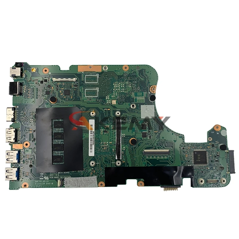 Kaufen X555LD REV: 3,3 Für For Asus X555LA X555LAB Laptop Motherboard 60NB0650-MB7710 Mit SR23Y I5-5200U Prozessor 4GB RAM