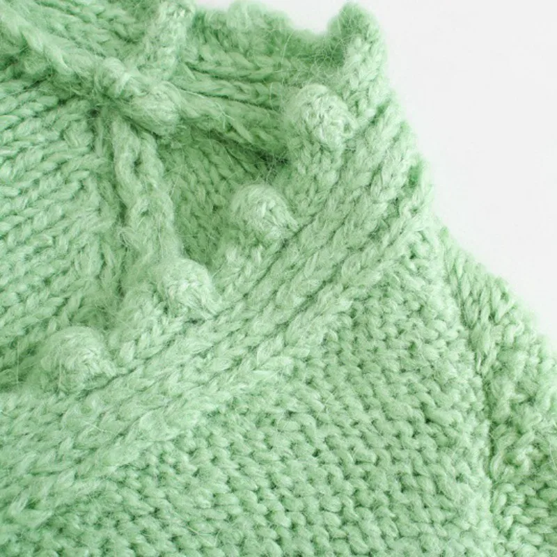 

2020 autumn and winter new texture knitted jacket long-sleeved cardigan European and American fashion knit sweater all-match