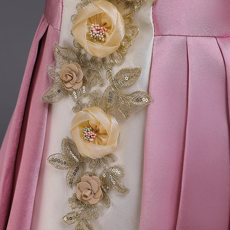 

Flower girl school graduation party PROM TUXEDO Girl Christmas Day Party Prom performance party tuxedo Beaded Tuxedo