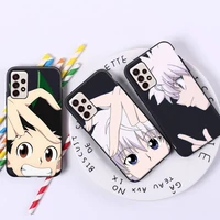 hisoka hunter x hunter killua zoldyck phone case for samsung a32 a51 a52 a71 a72 a50 a12 a21s a s note 20 s21 10 plus fe ultra
